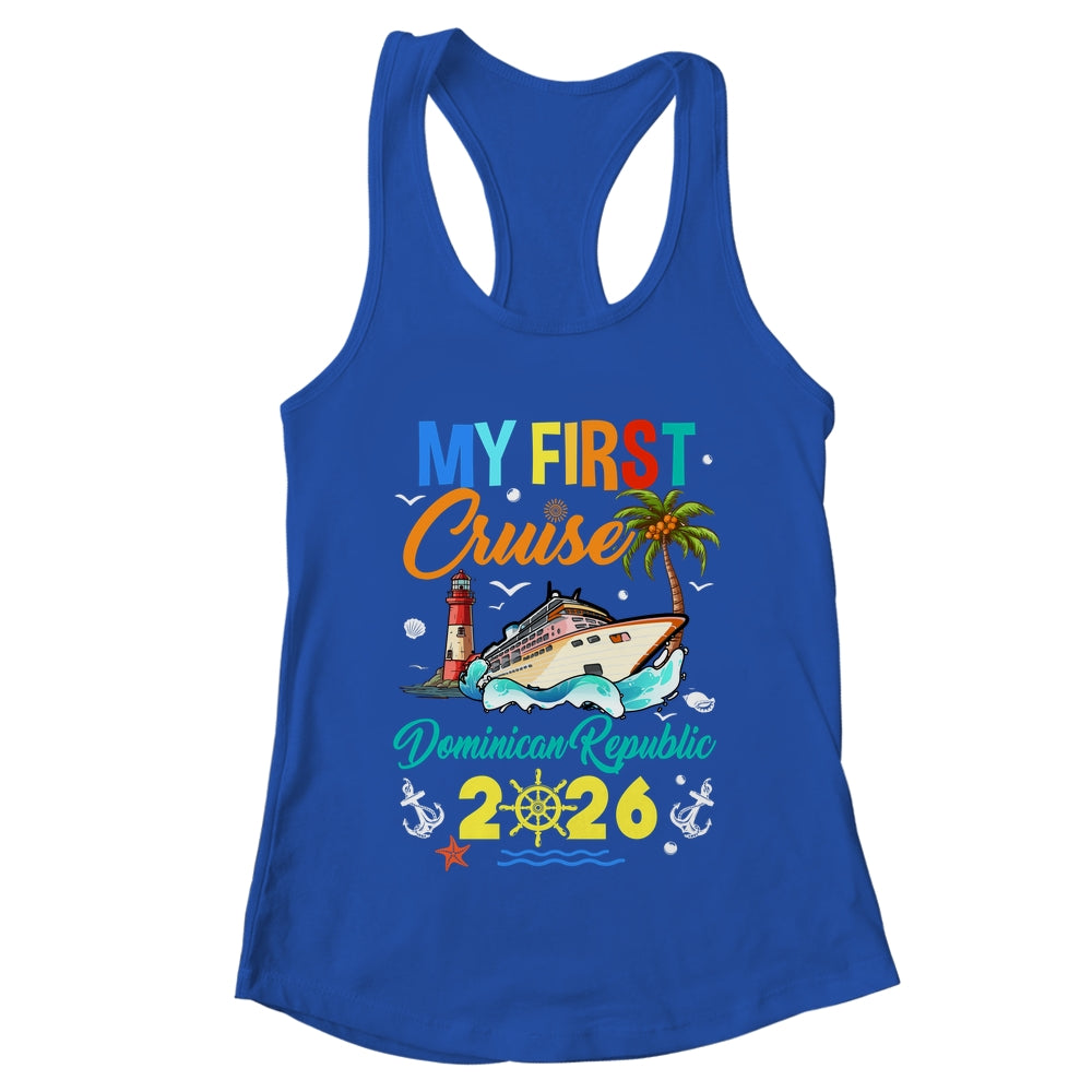 My First Cruise Dominican Republic 2026 Family Matching Vacation Group Shirt & Tank Top | teecentury