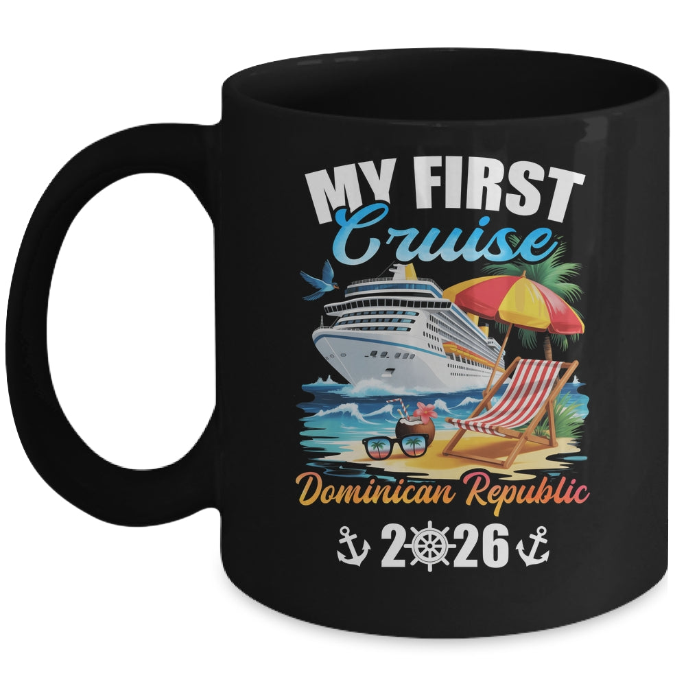 My First Cruise Dominican Republic 2026 Family Vacation Trip Matching Mug | teecentury