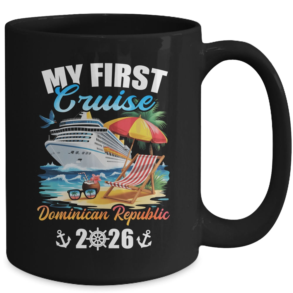 My First Cruise Dominican Republic 2026 Family Vacation Trip Matching Mug | teecentury