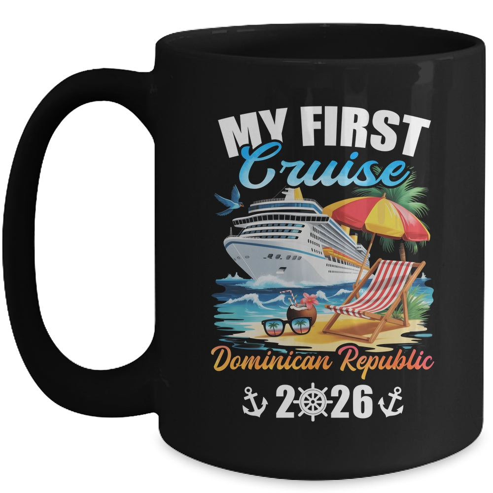My First Cruise Dominican Republic 2026 Family Vacation Trip Matching Mug | teecentury