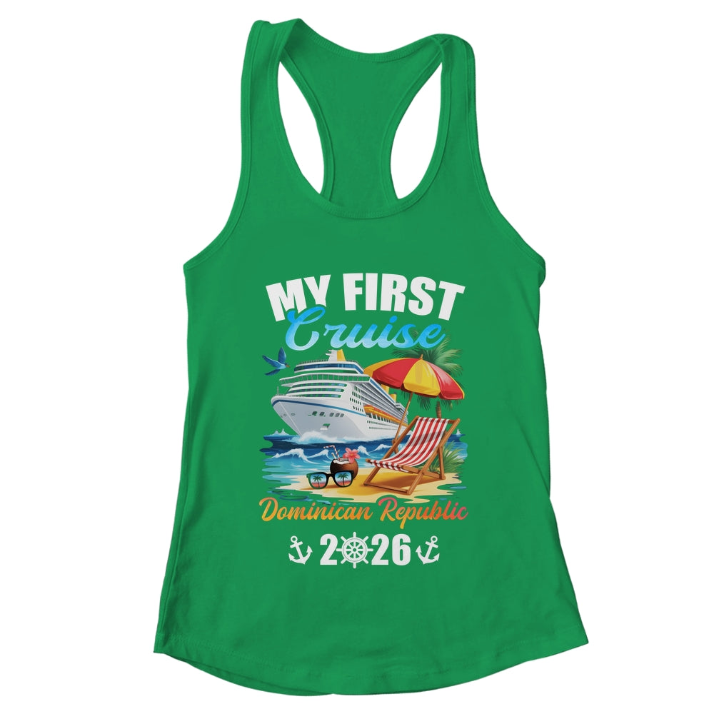 My First Cruise Dominican Republic 2026 Family Vacation Trip Matching Shirt & Tank Top | teecentury