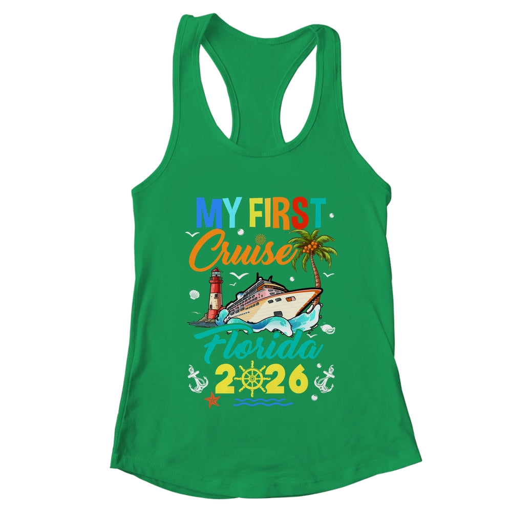 My First Cruise Florida 2026 Family Matching Vacation Group Shirt & Tank Top | teecentury