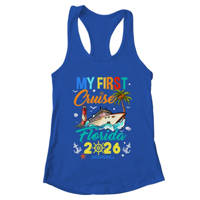 My First Cruise Florida 2026 Family Matching Vacation Group Shirt & Tank Top | teecentury