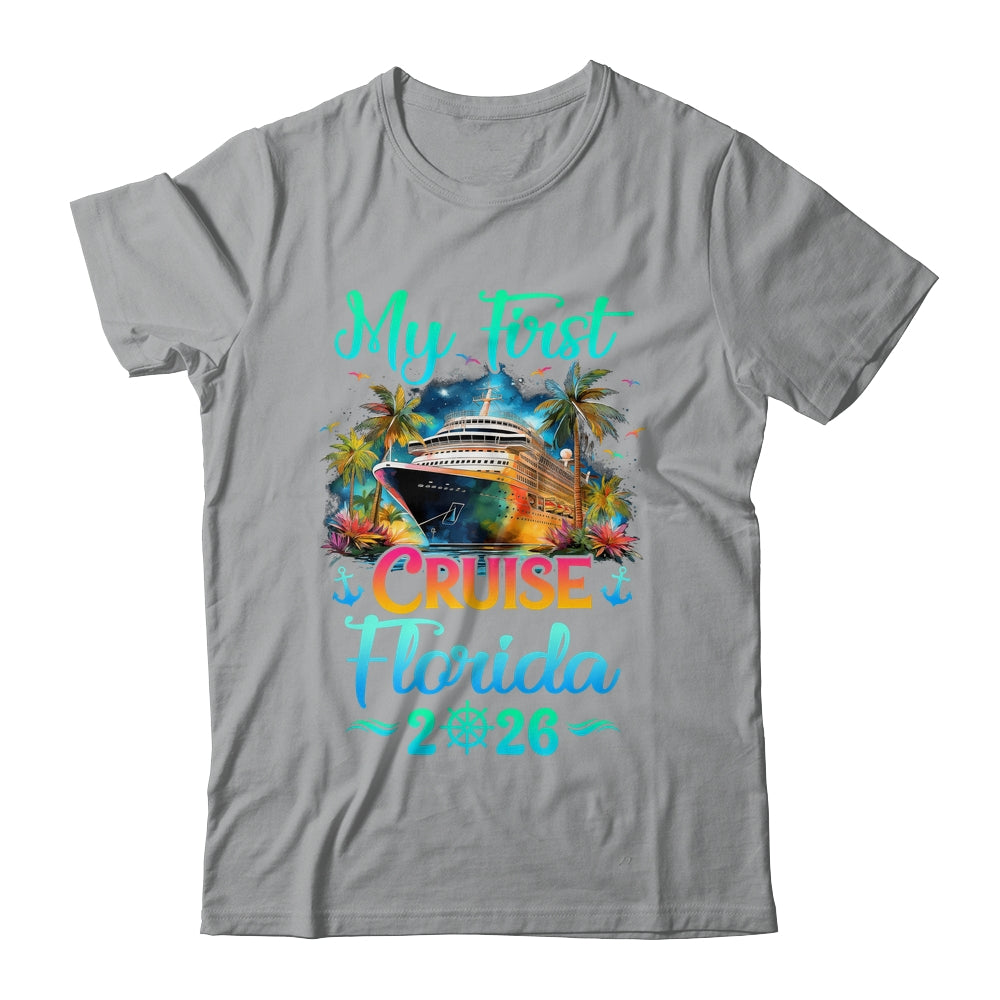 My First Cruise Florida 2026 Family Trip Cruisin Together Shirt & Tank Top | teecentury
