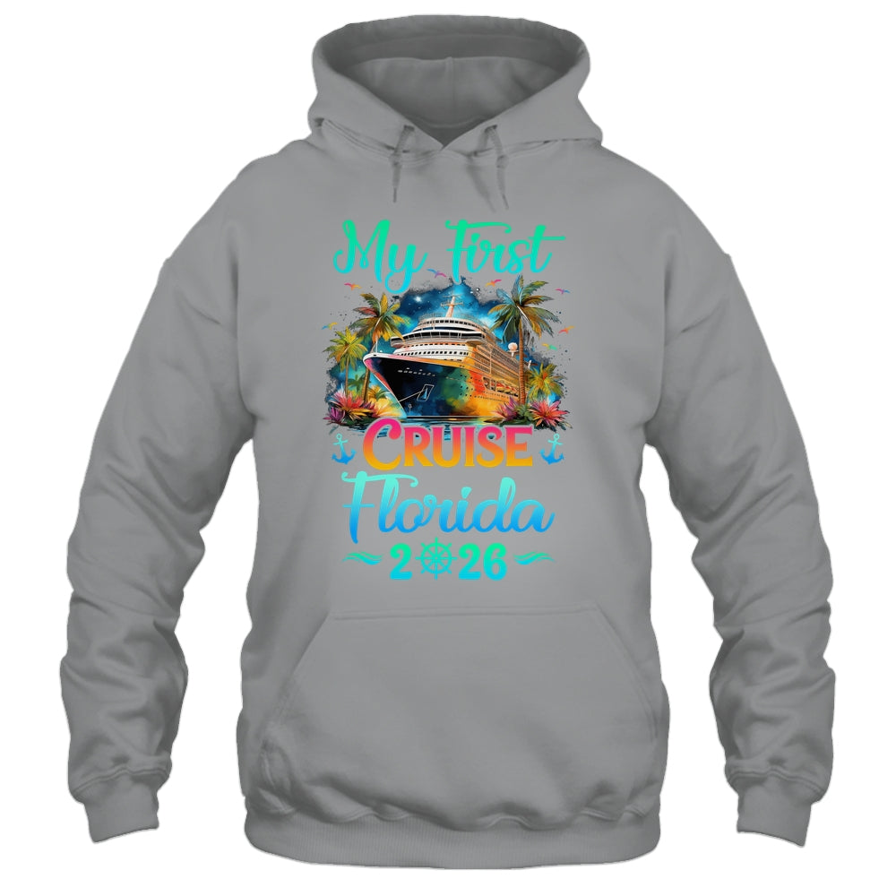 My First Cruise Florida 2026 Family Trip Cruisin Together Shirt & Tank Top | teecentury