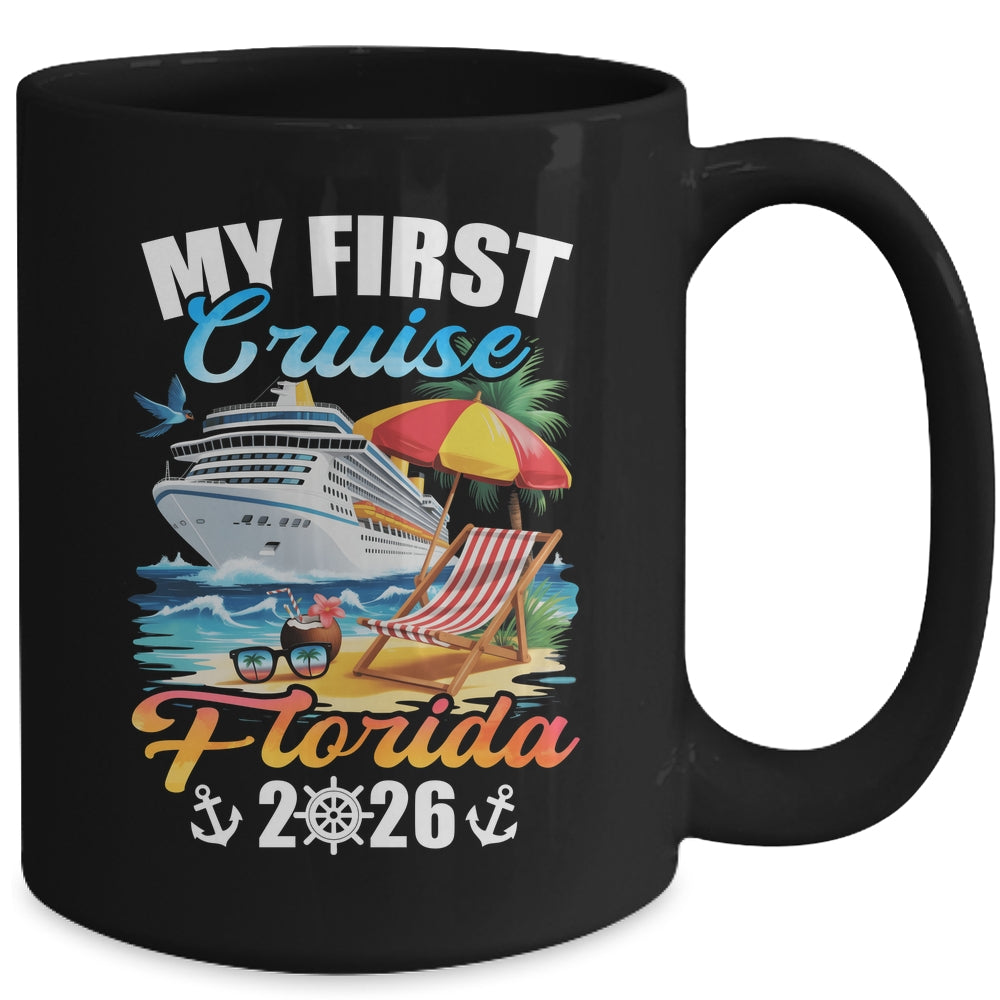 My First Cruise Florida 2026 Family Vacation Trip Matching Mug | teecentury