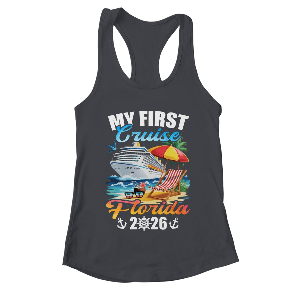My First Cruise Florida 2026 Family Vacation Trip Matching Shirt & Tank Top | teecentury
