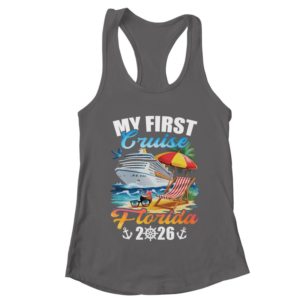 My First Cruise Florida 2026 Family Vacation Trip Matching Shirt & Tank Top | teecentury