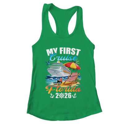 My First Cruise Florida 2026 Family Vacation Trip Matching Shirt & Tank Top | teecentury
