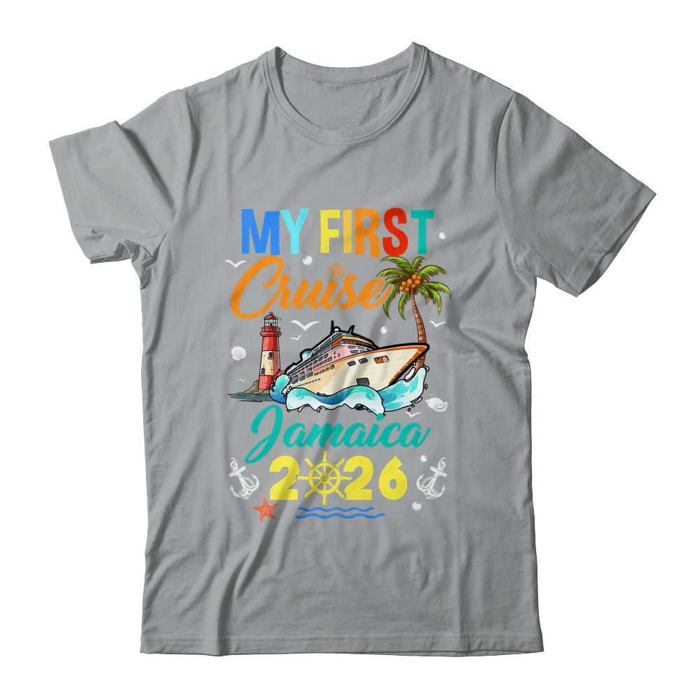 My First Cruise Jamaica 2026 Family Matching Vacation Group Shirt & Tank Top | teecentury