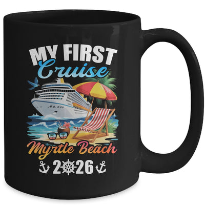 My First Cruise Myrtle Beach 2026 Family Vacation Trip Matching Mug | teecentury