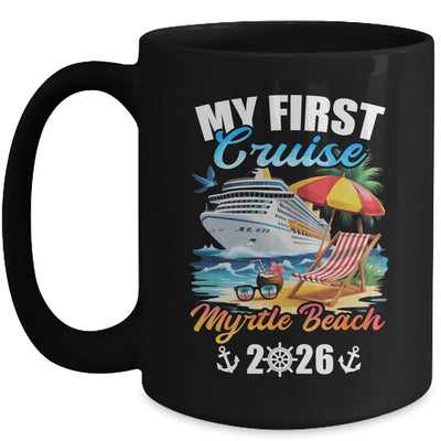 My First Cruise Myrtle Beach 2026 Family Vacation Trip Matching Mug | teecentury