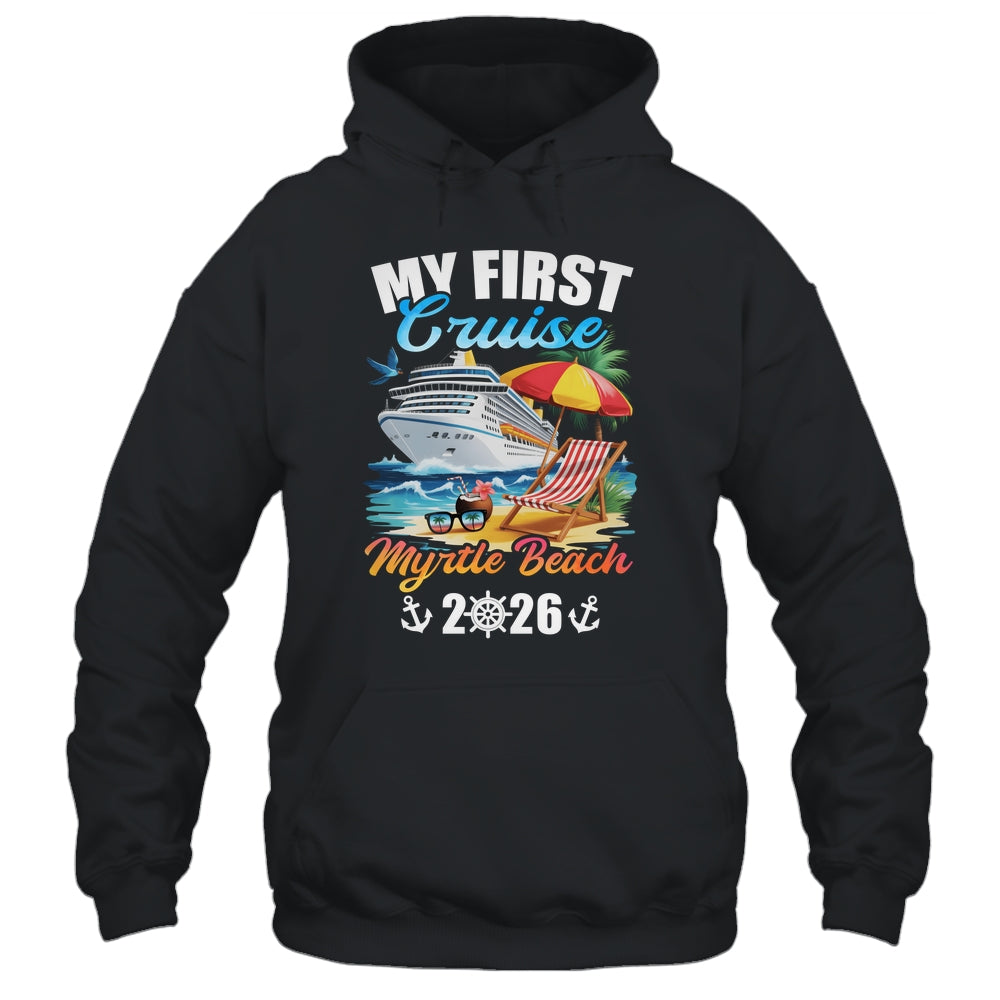 My First Cruise Myrtle Beach 2026 Family Vacation Trip Matching Shirt & Tank Top | teecentury