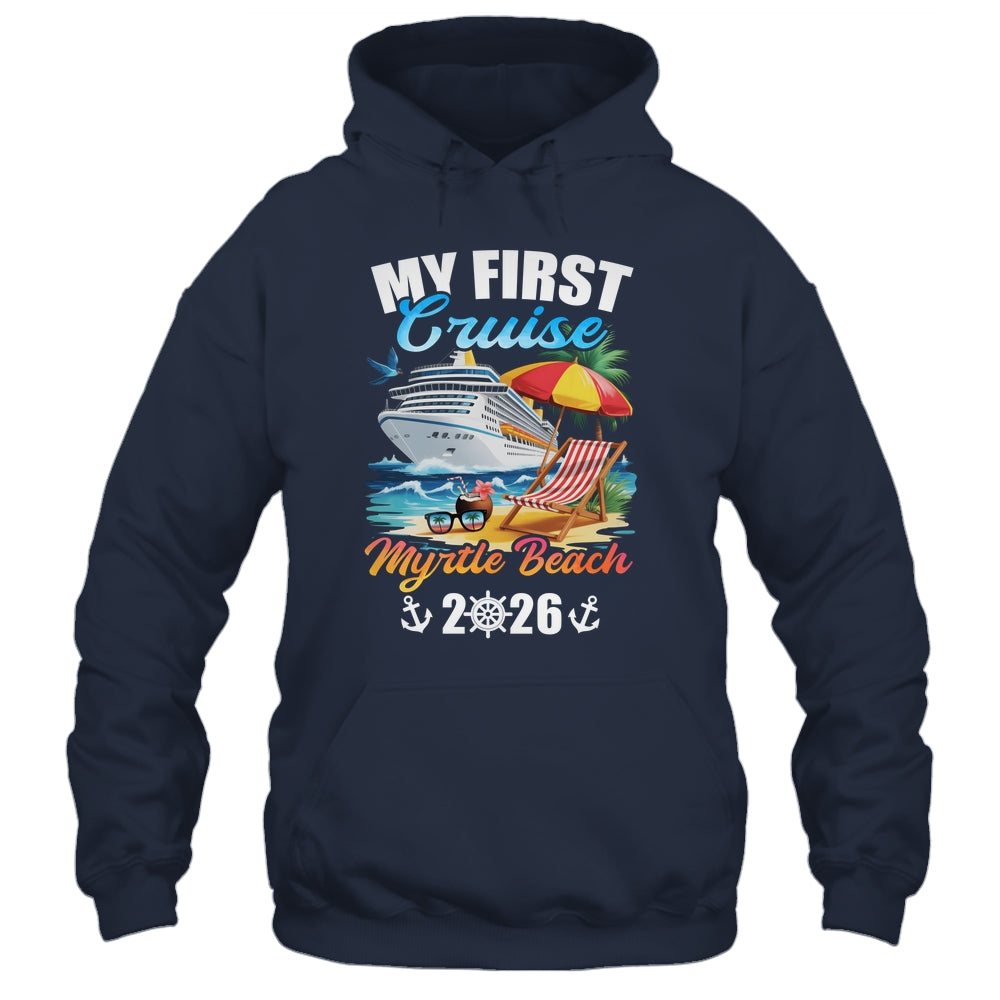 My First Cruise Myrtle Beach 2026 Family Vacation Trip Matching Shirt & Tank Top | teecentury