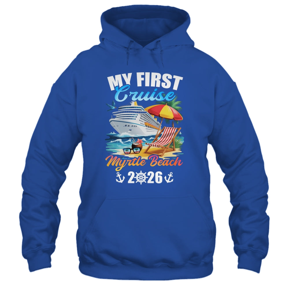 My First Cruise Myrtle Beach 2026 Family Vacation Trip Matching Shirt & Tank Top | teecentury