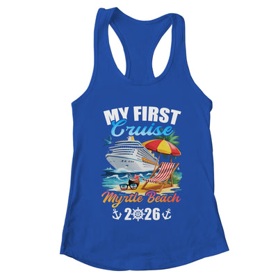 My First Cruise Myrtle Beach 2026 Family Vacation Trip Matching Shirt & Tank Top | teecentury