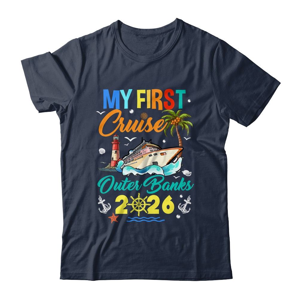 My First Cruise Outer Banks 2026 Family Matching Vacation Group Shirt & Tank Top | teecentury