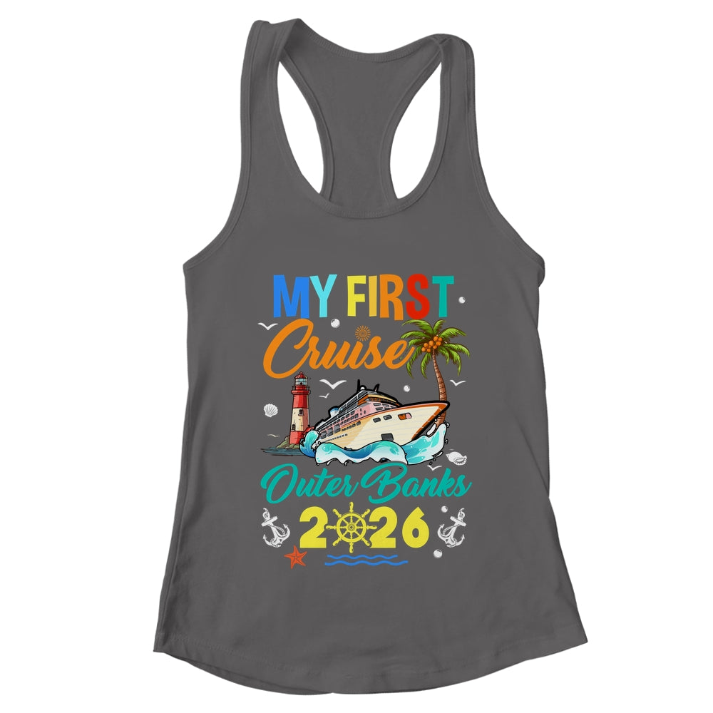 My First Cruise Outer Banks 2026 Family Matching Vacation Group Shirt & Tank Top | teecentury