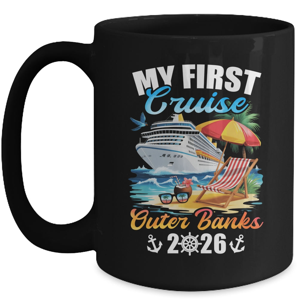 My First Cruise Outer Banks 2026 Family Vacation Trip Matching Mug | teecentury