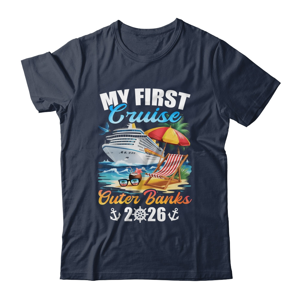 My First Cruise Outer Banks 2026 Family Vacation Trip Matching Shirt & Tank Top | teecentury