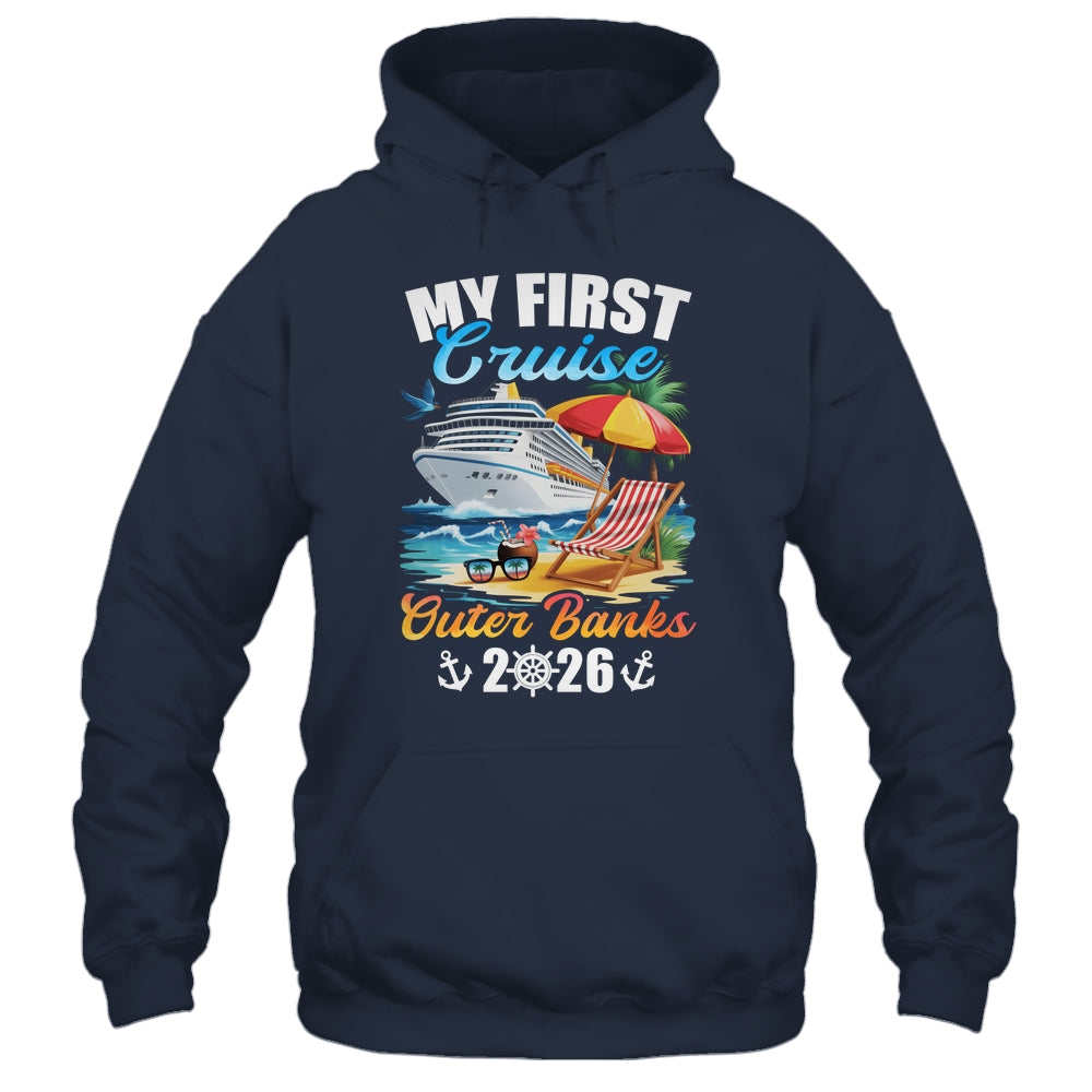 My First Cruise Outer Banks 2026 Family Vacation Trip Matching Shirt & Tank Top | teecentury