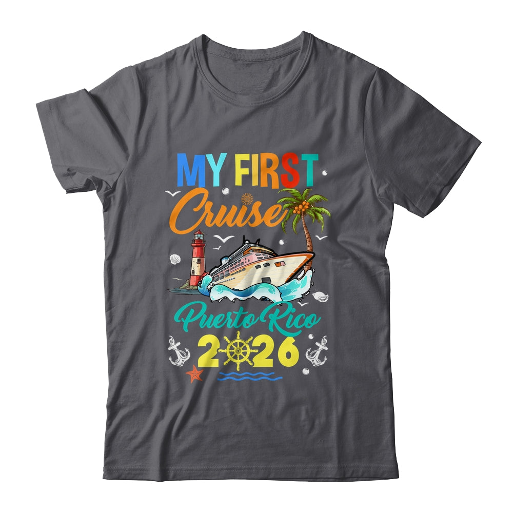 My First Cruise Puerto Rico 2026 Family Matching Vacation Group Shirt & Tank Top | teecentury