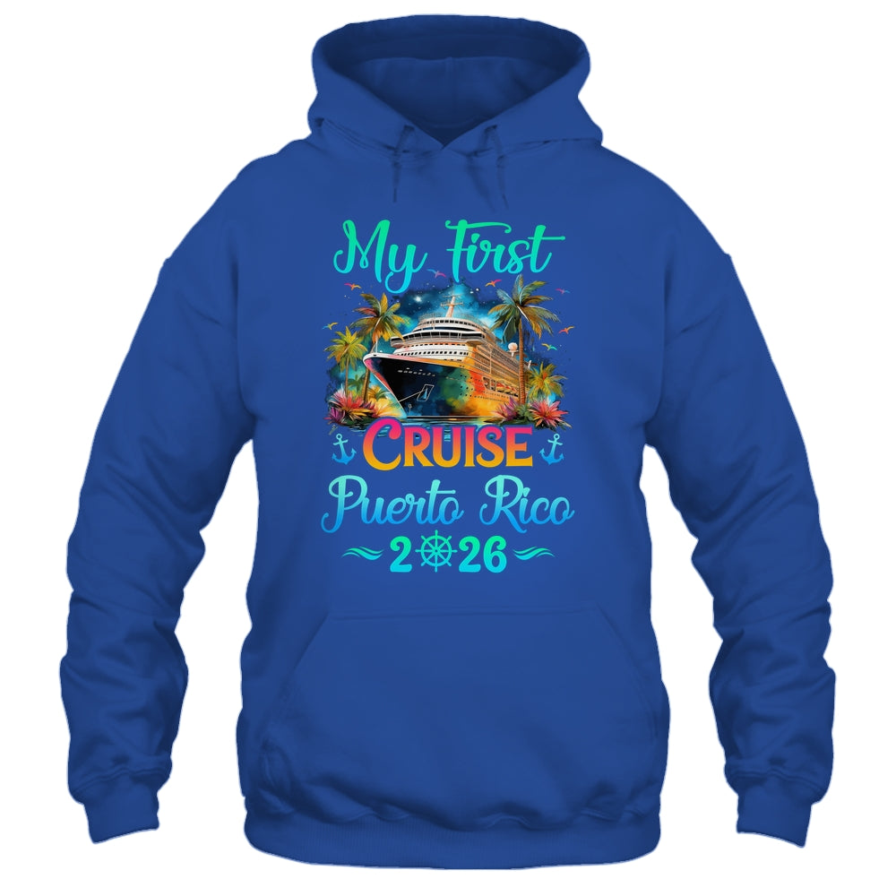 My First Cruise Puerto Rico 2026 Family Trip Cruisin Together Shirt & Tank Top | teecentury