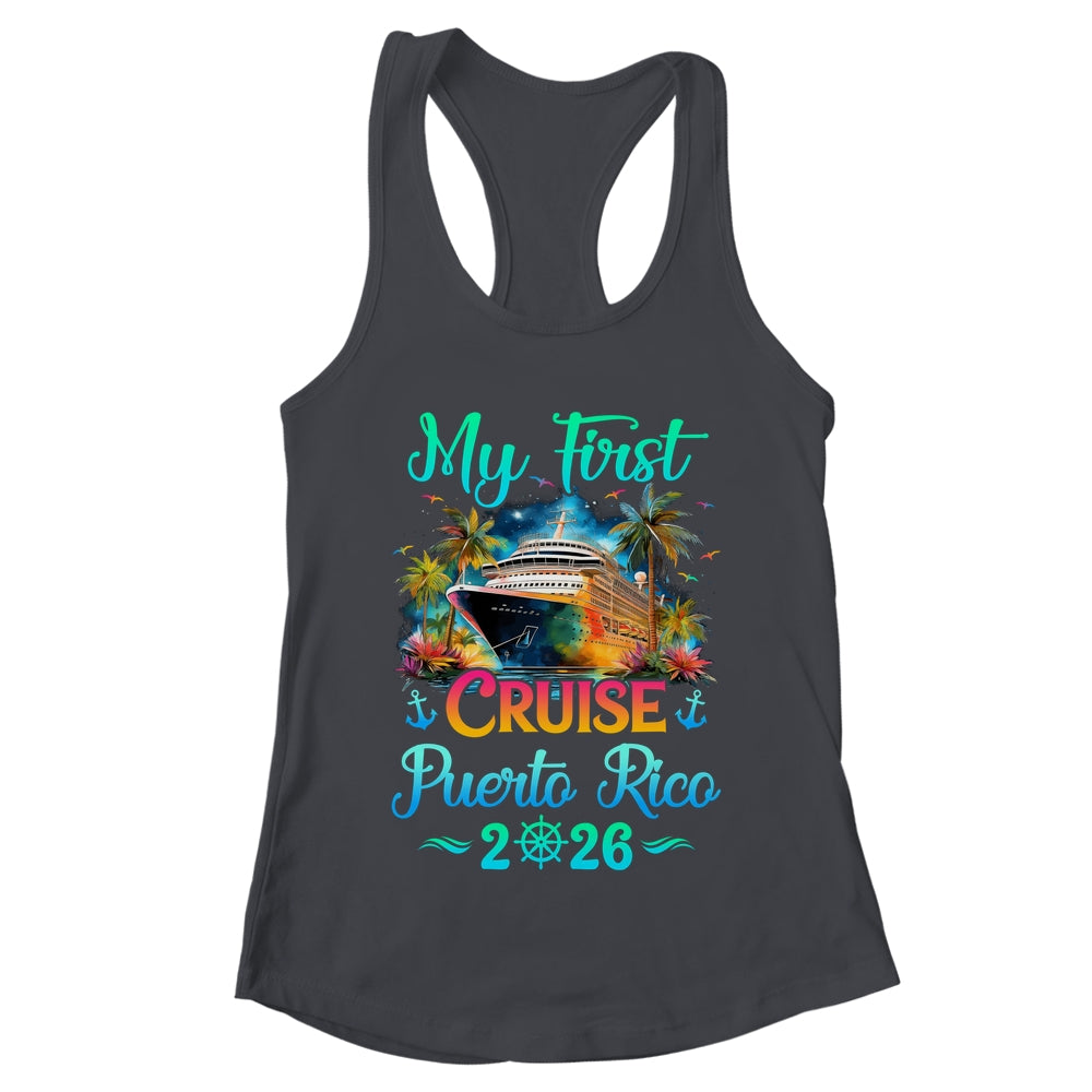 My First Cruise Puerto Rico 2026 Family Trip Cruisin Together Shirt & Tank Top | teecentury