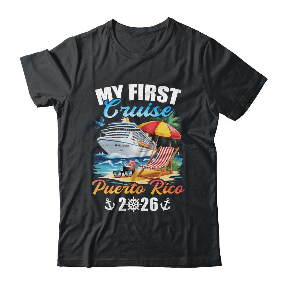 My First Cruise Puerto Rico 2026 Family Vacation Trip Matching Shirt & Tank Top | teecentury