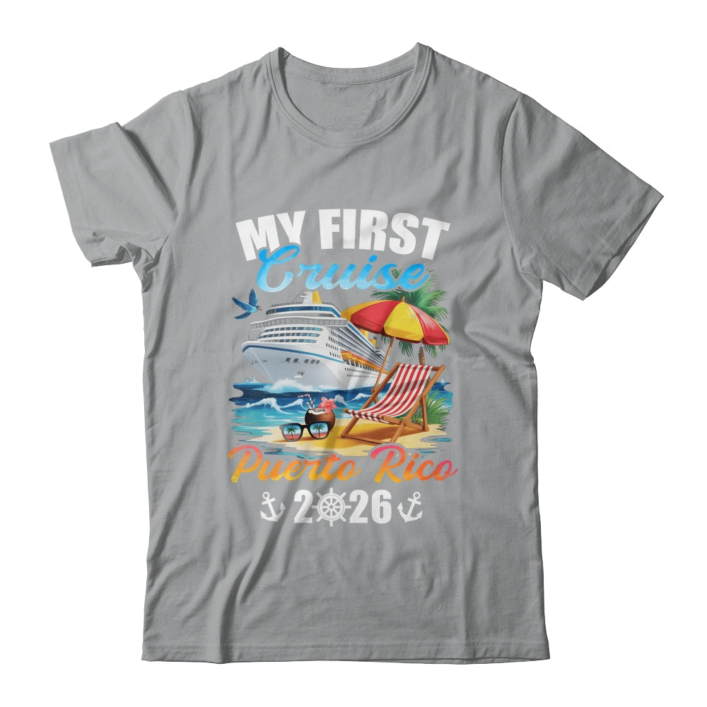 My First Cruise Puerto Rico 2026 Family Vacation Trip Matching Shirt & Tank Top | teecentury