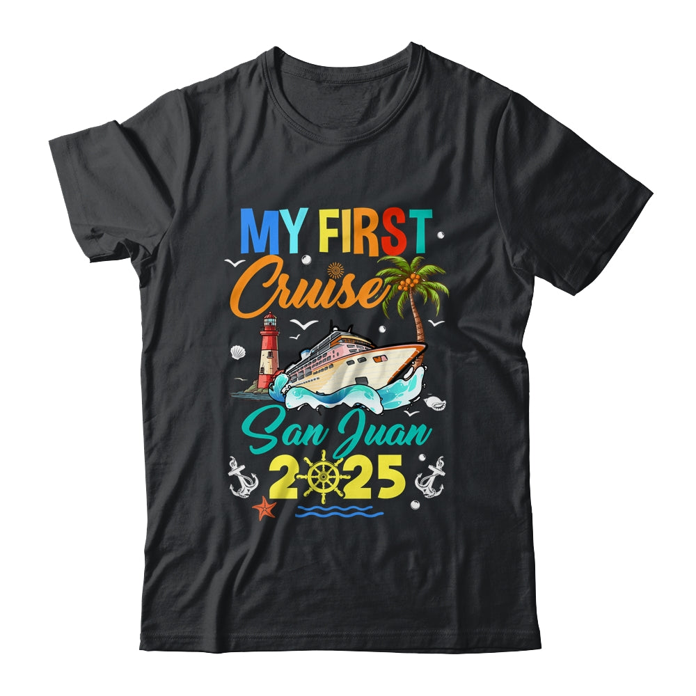 My First Cruise San Juan 2025 Family Matching Vacation Group Shirt & Tank Top | teecentury