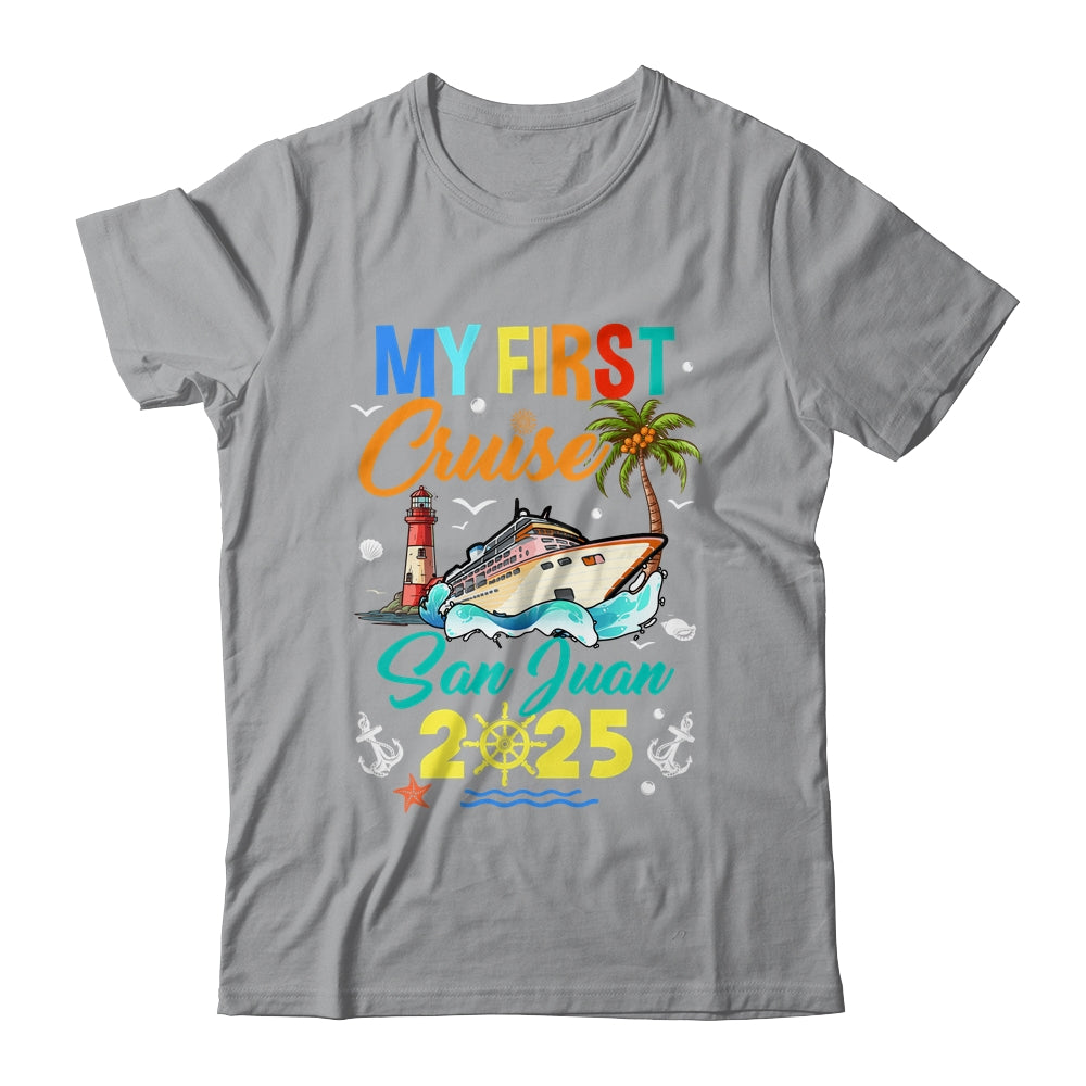 My First Cruise San Juan 2025 Family Matching Vacation Group Shirt & Tank Top | teecentury