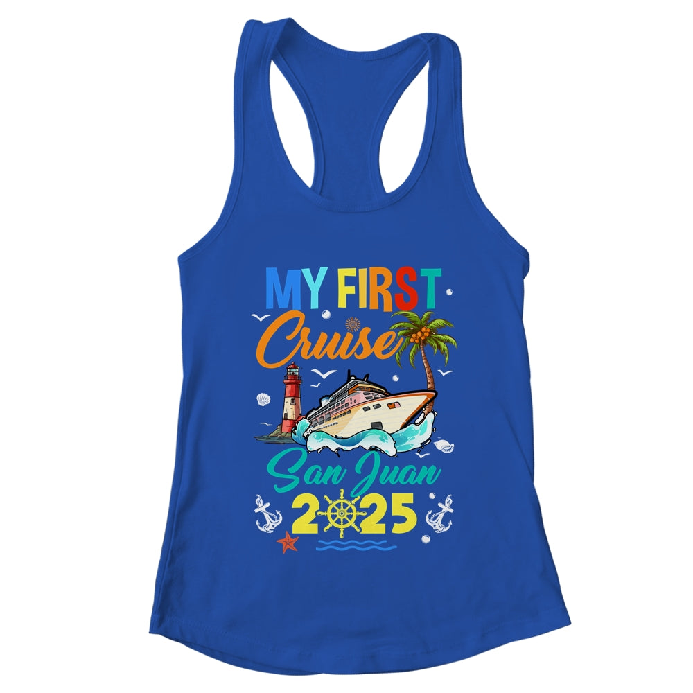 My First Cruise San Juan 2025 Family Matching Vacation Group Shirt & Tank Top | teecentury