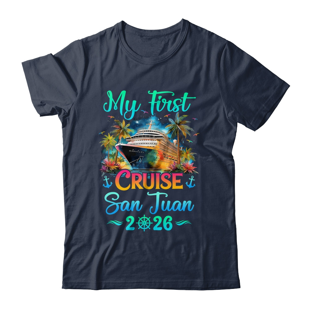 My First Cruise San Juan 2026 Family Trip Cruisin Together Shirt & Tank Top | teecentury