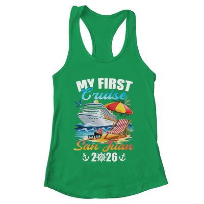 My First Cruise San Juan 2026 Family Vacation Trip Matching Shirt & Tank Top | teecentury