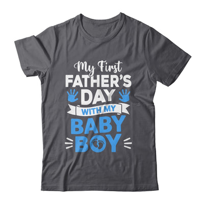 My First Fathers Day With Baby Son Funny First Time Dad Shirt & Hoodie | teecentury