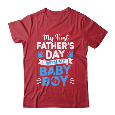 My First Fathers Day With Baby Son Funny First Time Dad Shirt & Hoodie | teecentury