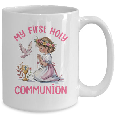 My First Holy Communion For Girl Christian Catholic Mug | teecentury