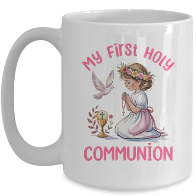 My First Holy Communion For Girl Christian Catholic Mug | teecentury