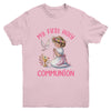 My First Holy Communion For Girl Christian Catholic Youth Shirt | teecentury