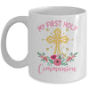 My First Holy Communion Girls Christians And Catholic Mug | teecentury