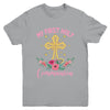 My First Holy Communion Girls Christians And Catholic Youth Shirt | teecentury