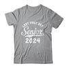 My Last First Day Senior 2024 Class Of 2024 Back To School Shirt & Hoodie | teecentury