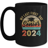 My Last First Day Senior 2024 Class Of 2024 Back To School Mug | teecentury