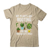 My Plants Are Rooting For Me Funny Gardening Gardener Lover Shirt & Tank Top | teecentury