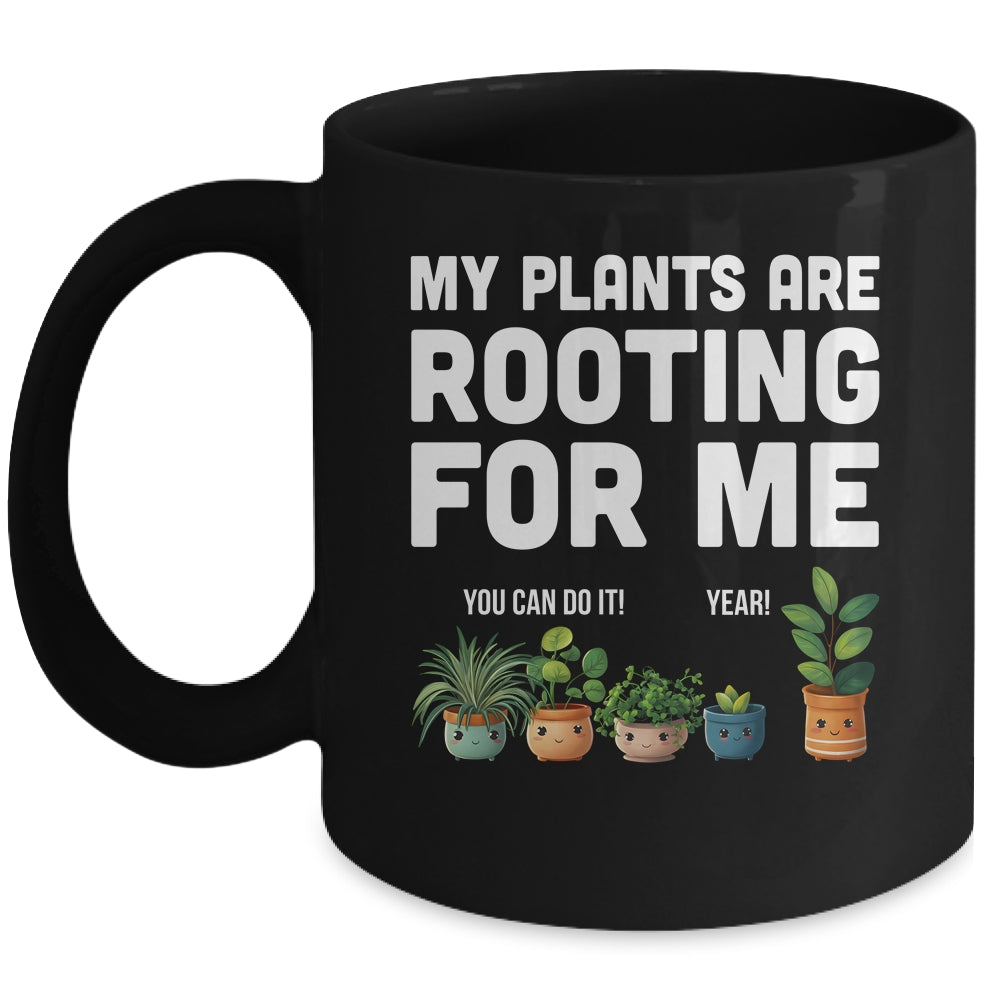 My Plants Are Rooting For Me Funny Gardening Gardener Lover Mug | teecentury