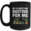 My Plants Are Rooting For Me Funny Gardening Gardener Lover Mug | teecentury