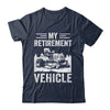 My Retirement Vehicle Funny Riding Lawn Mower Retro Dad Shirt & Tank Top | teecentury