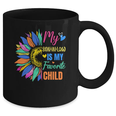 My Son In Law Is My Favorite Child Family Sunflower Design Mug | teecentury