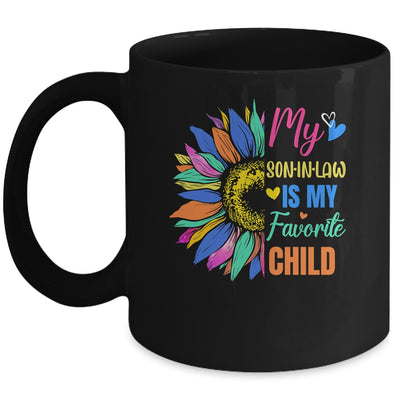 My Son In Law Is My Favorite Child Family Sunflower Design Mug | teecentury